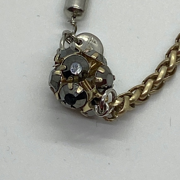 Ann Taylor LOFT mixed metal long necklace - Picture 3 of 4